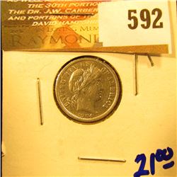 1904 P Barber Dime With Full Liberty