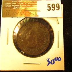 1891 Canadian Large Cent