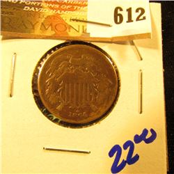 1864 2 Cent Piece