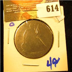 1858-O Seated Half Dollar