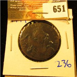 1794 Condor Token From England.  This Coin Was Privately Minted Due To A Shortage Of Small Change Fo