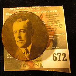 Thomas Woodrow Wilson who served as the 28th President of the United States from 1913 to 1921 Politi
