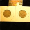 Image 2 : 1900 S Barber Quarter And 1876 Seated Quarter