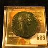 Image 1 : Bronze Sestertius Of Hadrian Bronze Roman Coin …. This Is A Half Dollar Sized Coin With Lots Of Deta