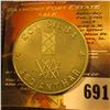 Image 2 : KKK Token.  This Is The Real Deal.  It Is Not A Reproduction.  It Has "Symwao Miafa" On The Front Wi