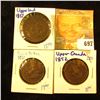 Image 1 : 1850 & 1852 Bank Of Upper Canada Half Pennies; & 1857 Bank Of Upper Canada One Penny Token.