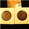 Image 2 : 1846 And 1835 Large Cents