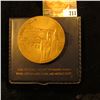 Image 2 : Large Bronze Jewish Medal With King David As A Shepherd Playing The Harp