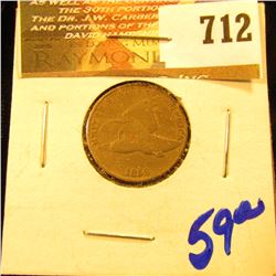 1858 Large Letters Flying Eagle