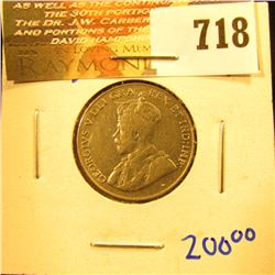 1925 Key Date Canadian Nickel