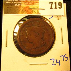 1851 Braided Hair Large Cent