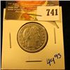 Image 1 : 1904 Barber Quarter With All The Letters In Liberty Visible
