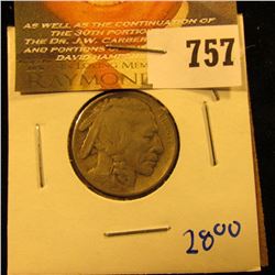 1913 Type 2 Buffalo Nickel With Full Horn
