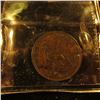 Image 1 : 1887 British Half Penny Graded Vf 20 By Iccs Grading Service Plus 1970 British Half Crown Dated 1970