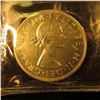 Image 3 : 1887 British Half Penny Graded Vf 20 By Iccs Grading Service Plus 1970 British Half Crown Dated 1970