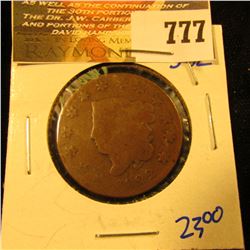 1822 Coronet Head Large Cent