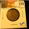 Image 1 : Great Britain Jetob Token Dated 1837 With Queen Victoria On The Front.  On The Back It Says "To Hano