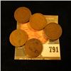 Image 2 : 5 1909 VDB Wheat Pennies