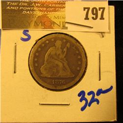 1876-S Seated Quarter