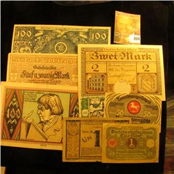 German Notgeld Emergency Currency Lot