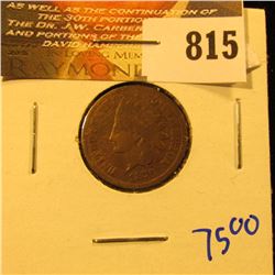 1876 Better Date Indian Head Penny