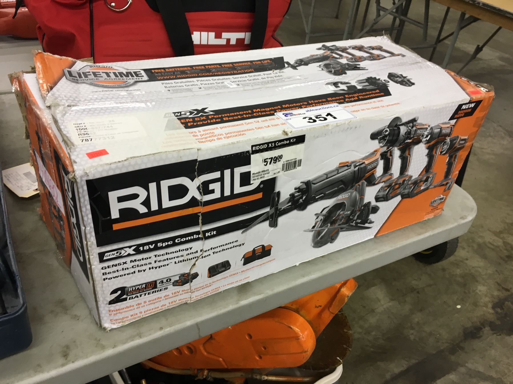 Gen 5 Rdigid Tools RIDGID GEN 5 X 18 VOLT 5 PIECE POWER TOOL COMBO KIT