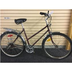 BROWN FREE SPIRIT 5 SPEED CRUISER BIKE