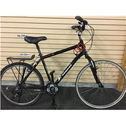 BLACK MARIN STINSON 21 SPEED FRONT SUSPENSION HYBRID CRUISER BIKE