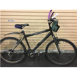 BLACK INFINITY TELLURIDE 21 SPEED FRONT SUSPENSION HYBRID MOUNTAIN BIKE