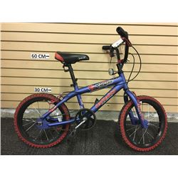 BLUE INFINITY TAILGATE KIDS BMX BIKE