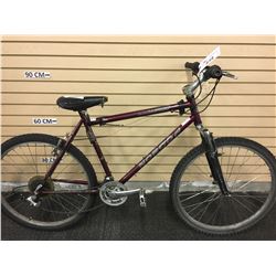 PURPLE NORCO KOKANEE 21 SPEED FRONT SUSPENSION MOUNTAIN BIKE