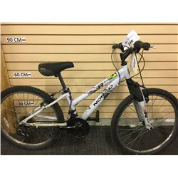 GREY NORCO DIVA R24 18 SPEED FRONT SUSPENSION HYBRID KIDS MOUNTAIN BIKE