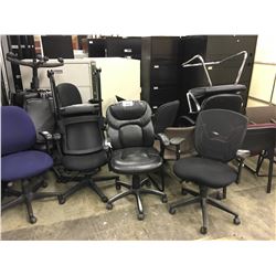 LOT OF APPROX. 12 MISC. OFFICE CHAIRS