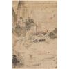 Image 4 : Chinese Watercolour Landscape on Fabric Roll