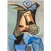 Image 1 : Picasso 1881-1973 Cubist Tempera/Oil on Paper