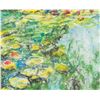 Image 3 : Monet 1840-1926 Tempera & Pastel Lilies in a Pond