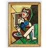 Image 2 : Anthony R. Falbo b. 1953 US Cubist Portrait Woman