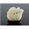 Image 2 : Chinese 18th C. Hetian White Jade Makara Statue