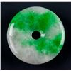 Image 1 : Burma Green Jadeite Carved Peace Pendant