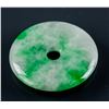 Image 3 : Burma Green Jadeite Carved Peace Pendant