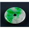Image 4 : Burma Green Jadeite Carved Peace Pendant