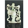 Image 3 : Chinese 18th C. Green Jadeite Carved Pendant