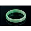 Image 1 : Burma Green Jadeite Carved Bangle