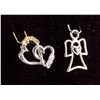 Image 7 : Set of Diamond Earrings & Diamond Pendant