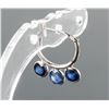 Image 5 : Set of Tanzanite Ring & Sapphire Earrings