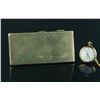 Image 1 : 2 Pieces of Men's Pocket Watch & Cigarettes Case