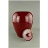 Image 3 : 18/19th Century Copper Red Porcelain Jar w/ Cover