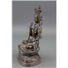 Image 3 : Chinese Bronze Vajrasattva Statue Thunderbolt Mark