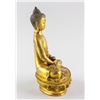 Image 2 : Chinese Gilt Bronze Shakyamuni Buddha Statue