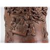 Image 5 : Chinese Bamboo Brush Pot Carved Playing Go Scene